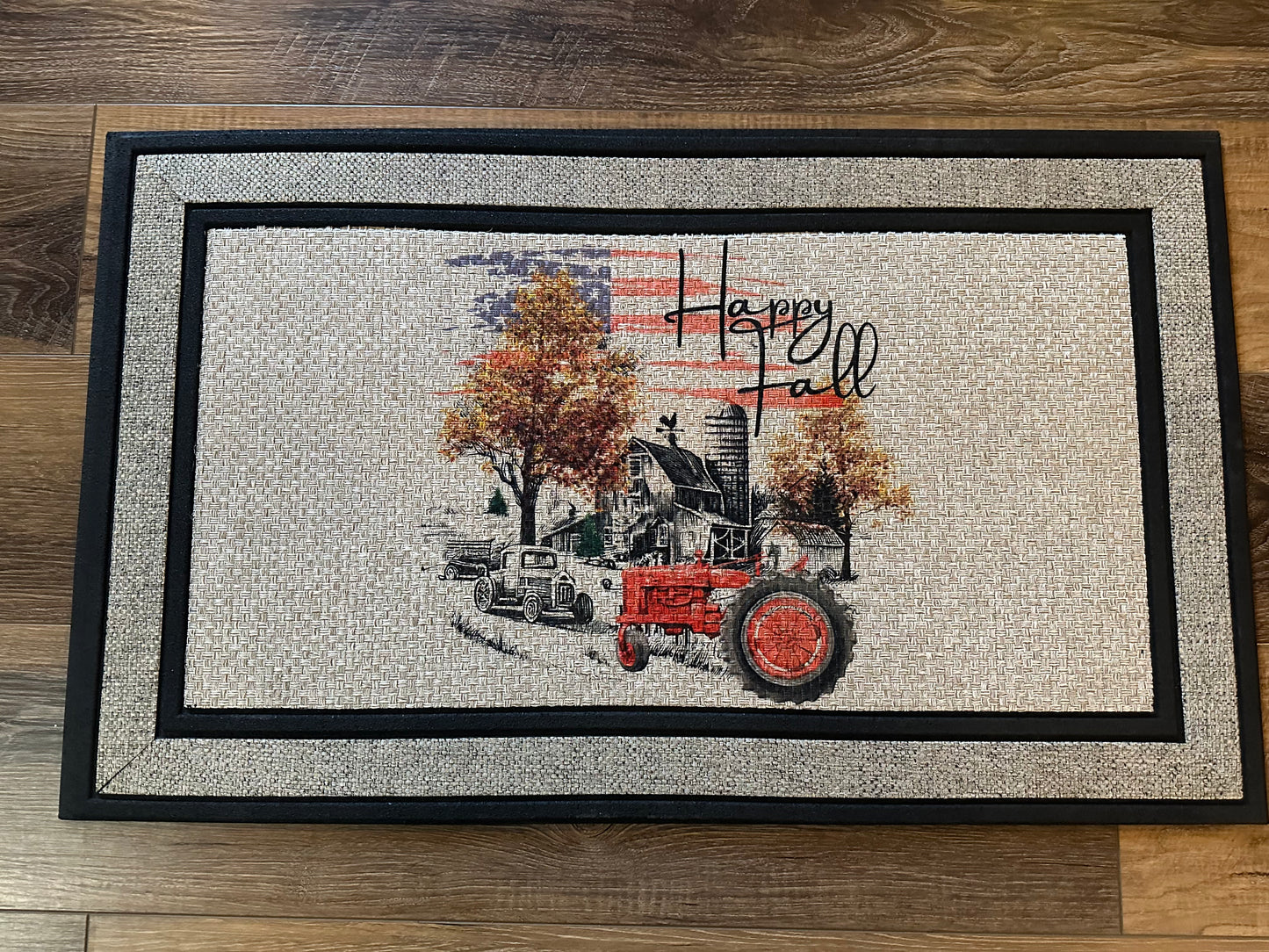 Happy Fall - Tractor Farm Scene
