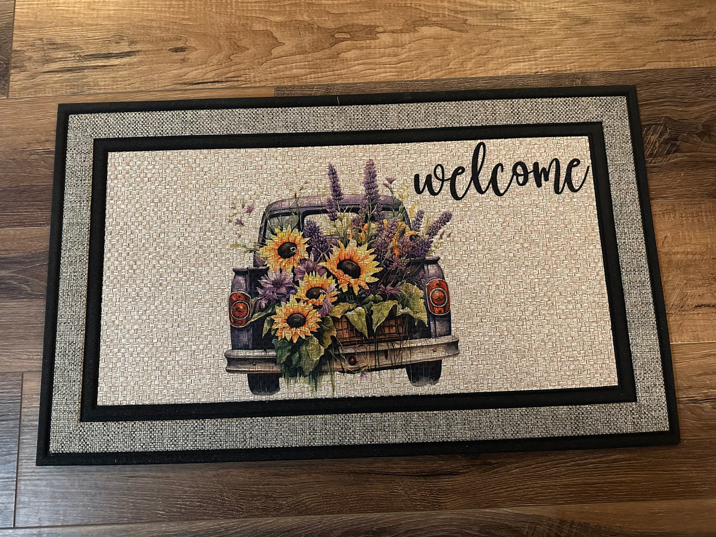 Welcome - Truck Bed Full of Wild Flowers