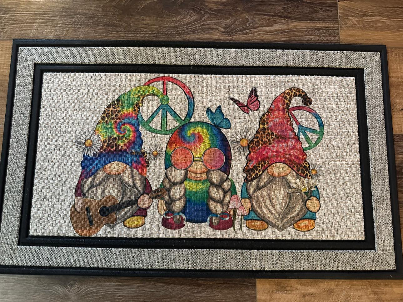 Hippy Gnomes - 18”x30” Rubber Backing Indoor/Outdoor Rug