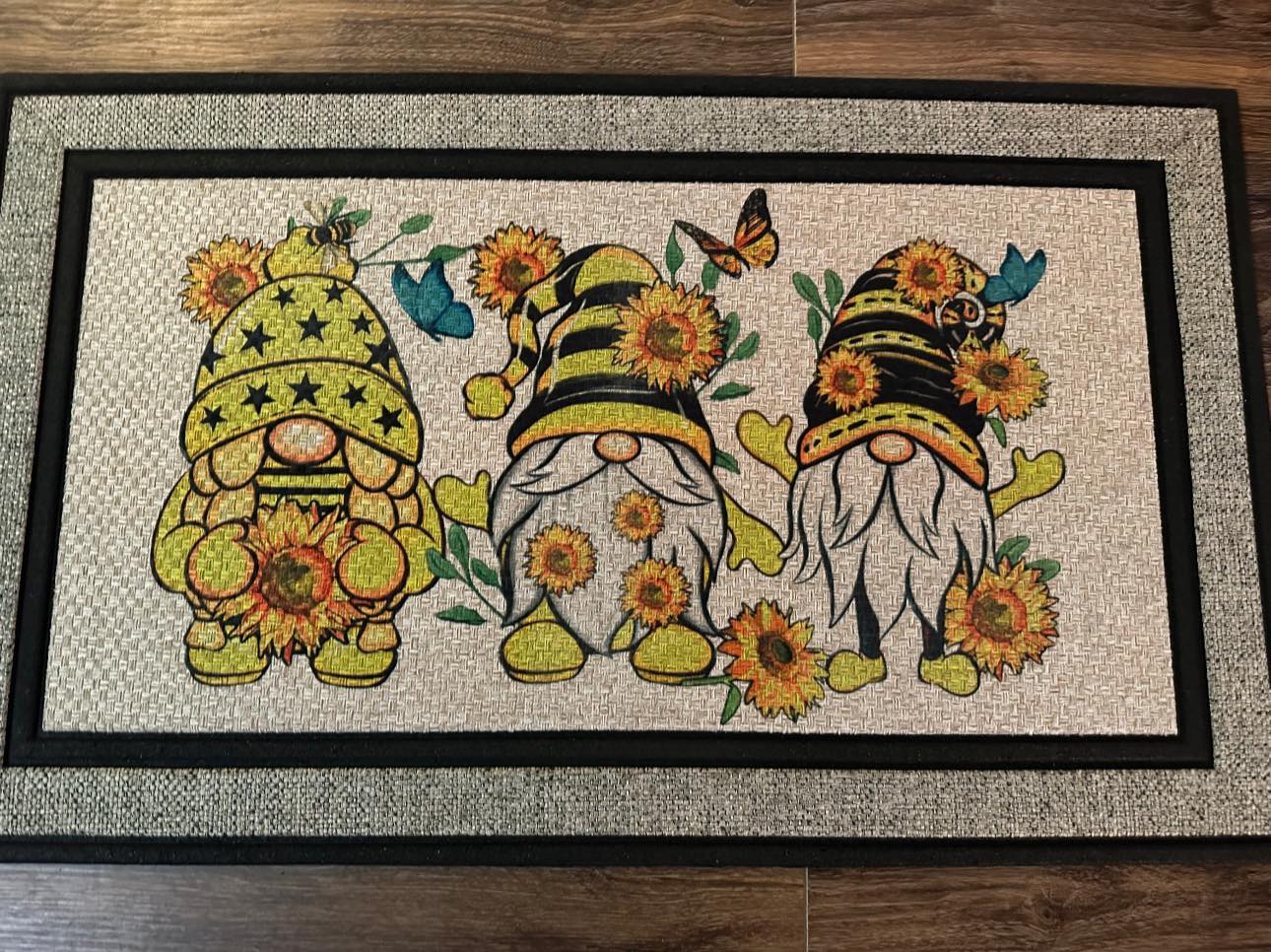 Gnomes - 18”x30” Rubber Backing Indoor/Outdoor Rug (