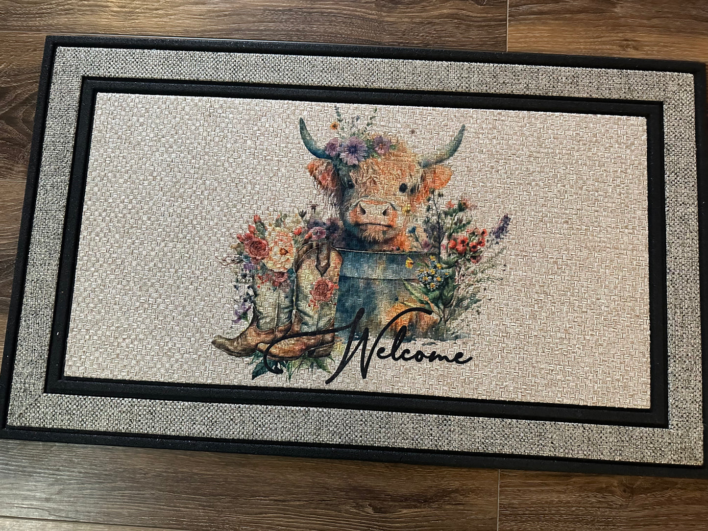Welcome Western Highland, Boots & Wildflowers 💐