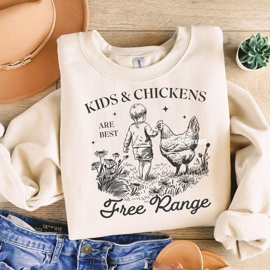 Free Range Chickens & Children
