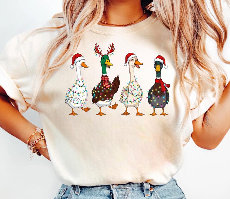 Vintage Christmas Duck
