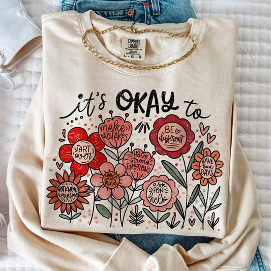 Boho Floral - It's Okay To...