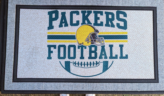 Green Bay Packer Football Rug