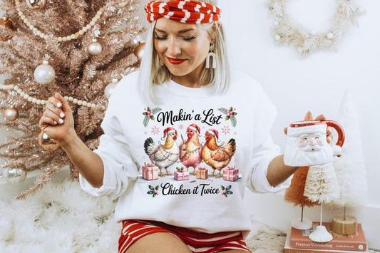 Making a list, Chicken it twice.